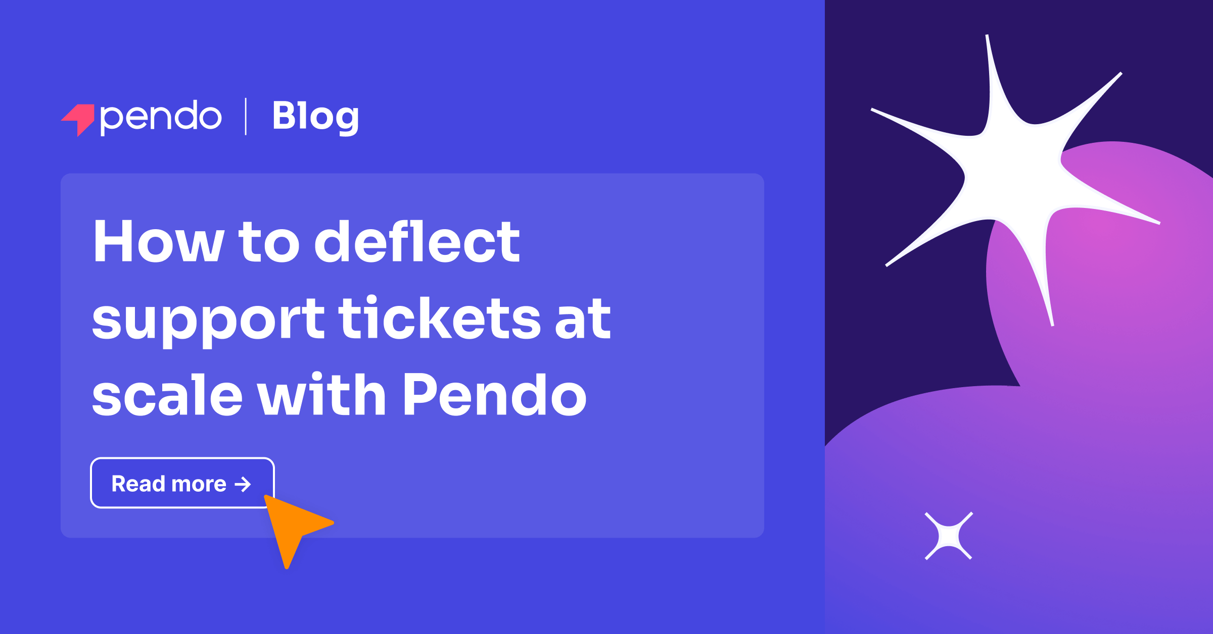 How to deflect support tickets at scale with Pendo