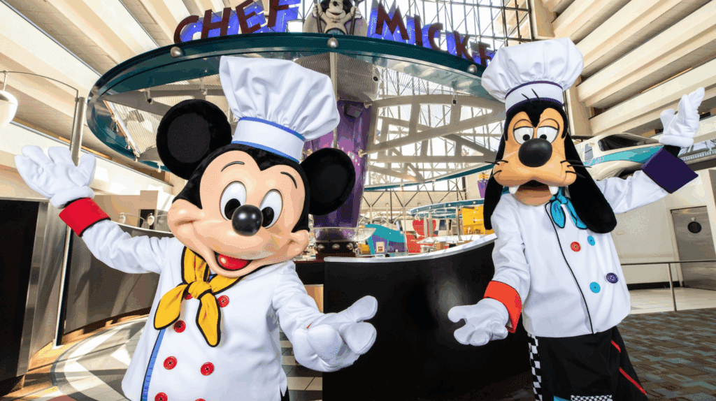 7 character dining restaurants with Mickey Mouse in Walt Disney World